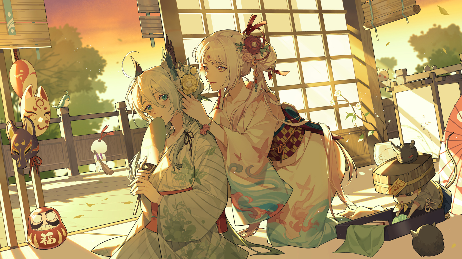 陰陽師本格幻想RPG -いざ集結！陰陽師～真夏の花火～夏の主題月