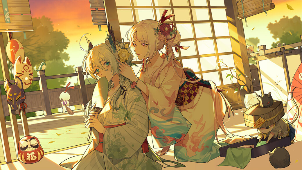 夏祭りの支度
